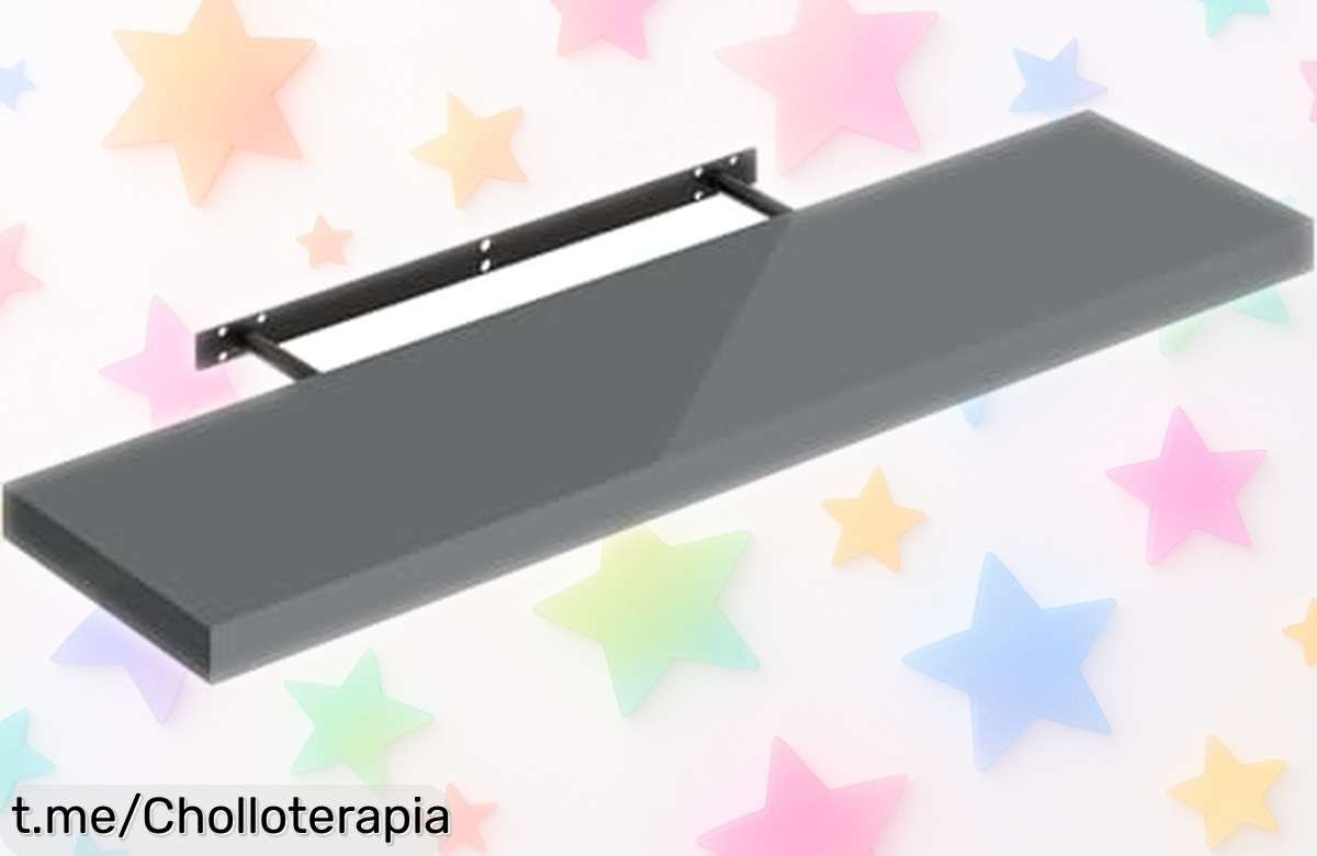 Estantería flotante WOLTU para pared, el chollazo que necesitabas para organizar tu habitación y dar vida a tus paredes sin complicarte. ¡No te quedes sin la tuya!