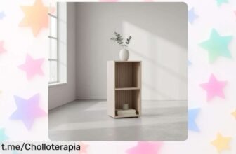 Estantería modular de madera MOBLEKIT para dar onda a cualquier rincón, ahora con un precio regalado que no querrás dejar escapar. ¡Haz tu espacio único hoy mismo!