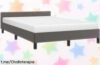 Estructura de cama vidaXL con cabecero en cuero sintético, superchollo resistente y fácil de limpiar; ¡tu oportunidad para un dormitorio más ordenado ya!