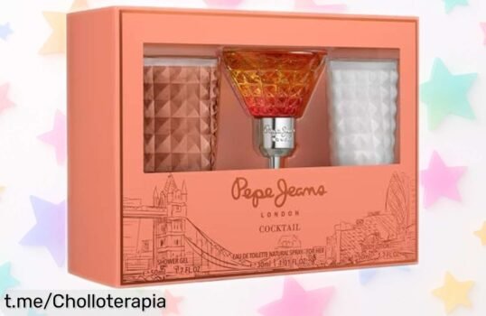 Estuche de 3 perfumes Pepe Jeans Cocktail Edition: un ofertón fresco y floral que despierta tus sentidos, ¡no te pierdas este precio de escándalo!
