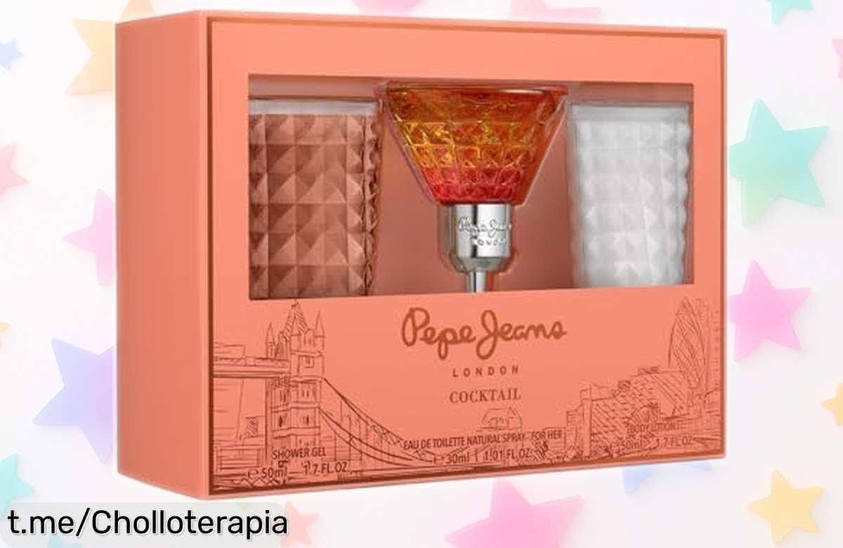 Estuche de 3 perfumes Pepe Jeans Cocktail Edition: un ofertón fresco y floral que despierta tus sentidos, ¡no te pierdas este precio de escándalo!