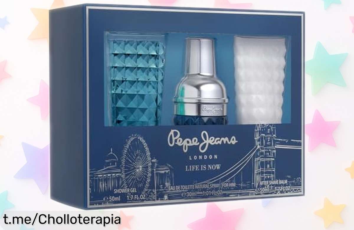 Estuche de perfume para hombre Pepe Jeans Life Is Now For Him: ¡ofertón que destaca tu frescura día a día, ahora a un precio de escándalo!