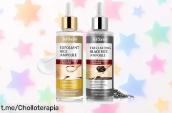 Exfoliante facial de arroz en pack doble: limpieza profunda y piel luminosa a un precio loco que no vas a dejar pasar, ¡dale una nueva vida a tu rostro hoy mismo!