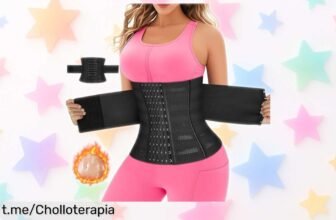 Faja reductora deportiva AOOWU que moldea tu figura y te da soporte en cada movimiento, ¡no dejes pasar este ofertón por un precio sorprendente! Prepárate para brillar mientras haces ejercicio.