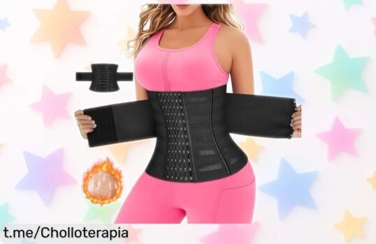 Faja reductora deportiva AOOWU que moldea tu figura y te da soporte en cada movimiento, ¡no dejes pasar este ofertón por un precio sorprendente! Prepárate para brillar mientras haces ejercicio.