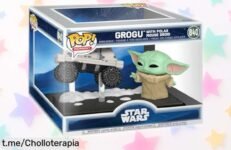 Figura Funko Pop! Moments de Mandalorian: decora tu rincón friki con Grogu y su ratón ¡y llévate este chollo a un precio que dejará boquiabiertos!