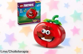 Figura articulada de Tomatoide LEGO Fortnite con mini pizzería del Tío Pete, ¡precio rebajado y un regalazo para los amantes de la diversión! No te quedes sin el tuyo.
