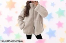 Forro polar súper suave para mujer que abriga de verdad, ¡aprovecha el descuentazo y vístete contra el frío sin complicaciones!