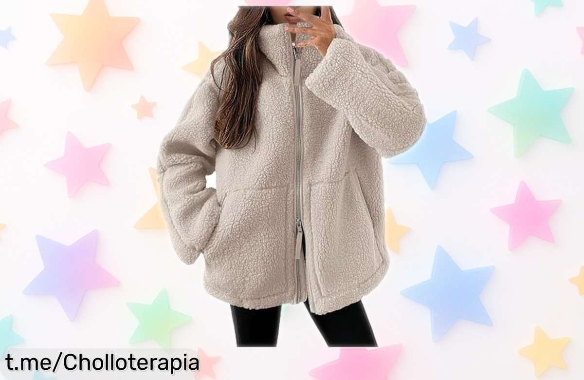 Forro polar súper suave para mujer que abriga de verdad, ¡aprovecha el descuentazo y vístete contra el frío sin complicaciones!