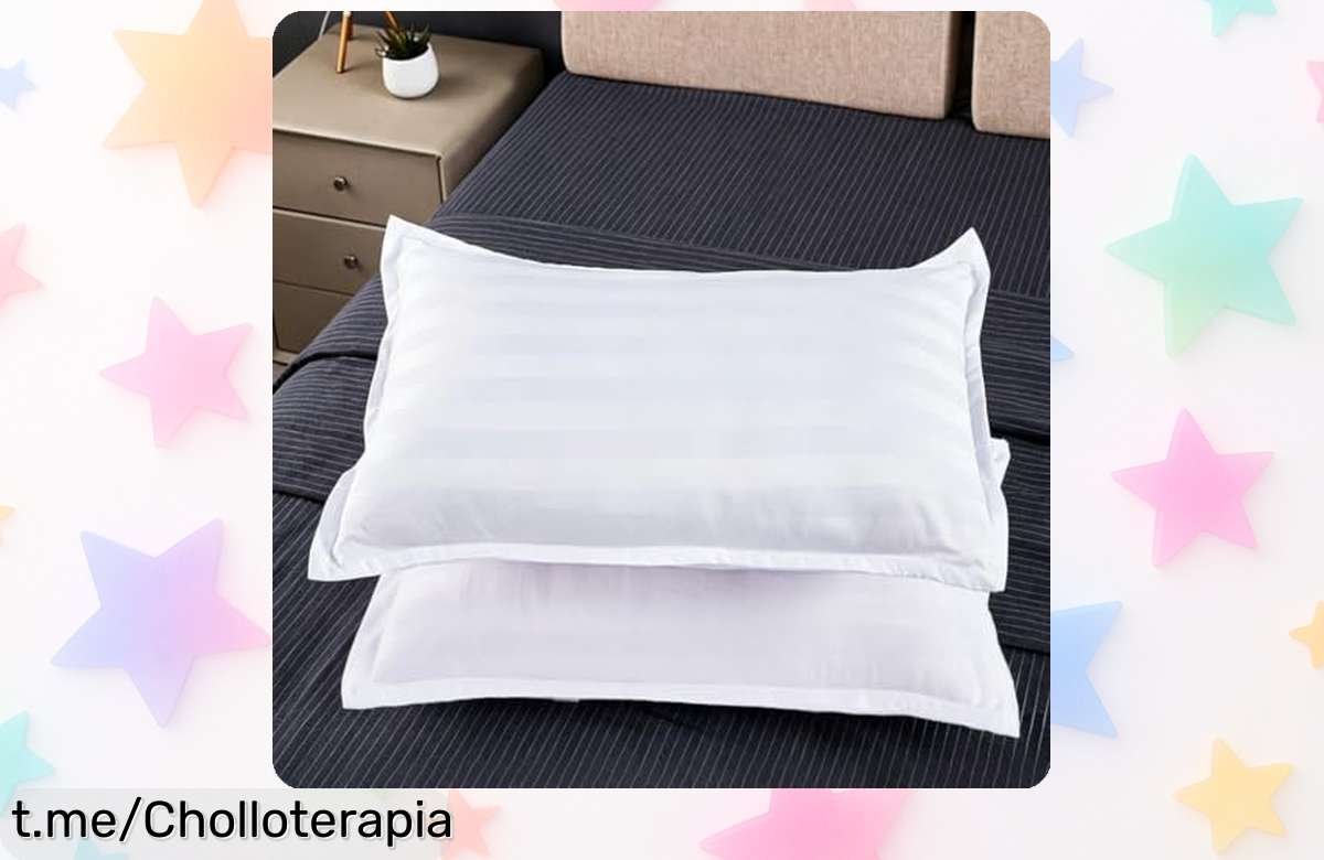 Fundas de almohada de satén algodón estilo hotel: ¡renueva tu cama con esta ganga que no podrás dejar pasar!