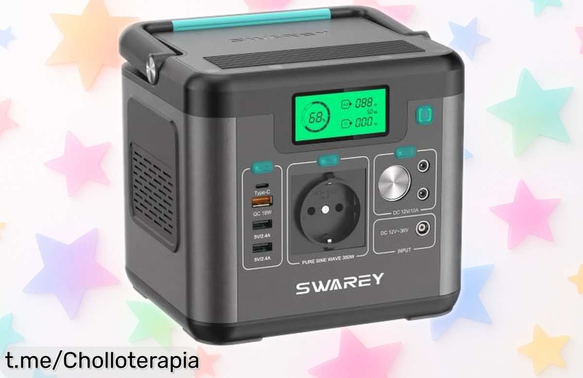 Generador portátil SWAREY S160 Max a un precio que está regalado: carga 8 dispositivos rápido y en cualquier lugar, ¡no dejes pasar este chollazo!