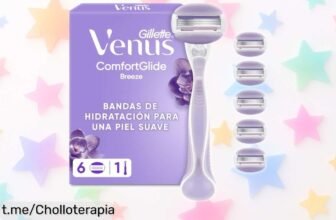 Gillette Venus ComfortGlide Breeze: Depilación rápida y piel suave hasta 30 días a un precio de ganga que no puedes dejar escapar, ¡aprovéchalo ya!