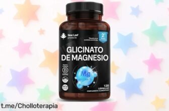 Glicinato de magnesio New Leaf para relax y energía: ¡super chollo con 120 cápsulas que cuidarán de tus músculos y huesos! No pierdas esta oportunidad única de sentirte genial.