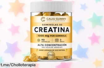 Gominolas de creatina sin azúcar sabor limón, pack de 90 unidades con un precio loco que hará vibrar tu entreno. ¡Aprovecha esta oferta y potencia tu energía ya!