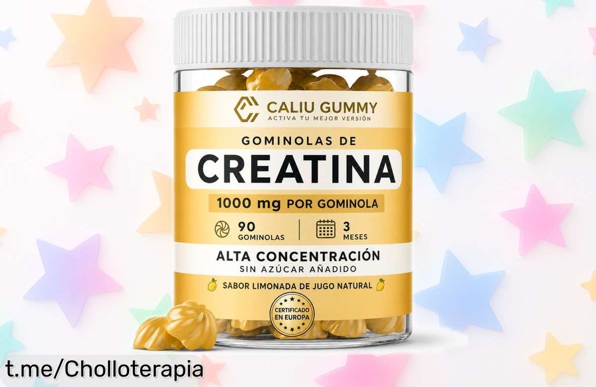 Gominolas de creatina sin azúcar sabor limón, pack de 90 unidades con un precio loco que hará vibrar tu entreno. ¡Aprovecha esta oferta y potencia tu energía ya!