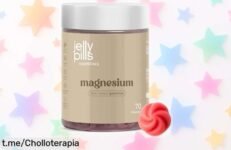 Gominolas veganas Jelly Pills con magnesio y B6: energía al instante en 70 deliciosas unidades a un precio loco, despídete del cansancio y aprovecha este super chollo ya.