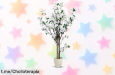 Hermoso árbol artificial Almendro de Maia Shop para alegrar tu hogar, ¡ahora en un ofertón que querrás llevarte ya! Dale vida a tu espacio sin complicaciones.