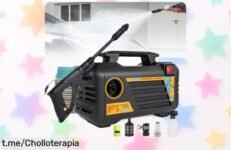 Hidrolavadora eléctrica portátil de 3000W, el bicho potente que pone a punto tu jardín y coche fácil. ¡Ahora a un precio loco que no podrás resistir!