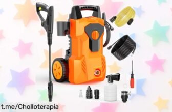 Hidrolimpiadora potente de 1600W que dejará tu coche y terraza como nuevos, ¡ofertón por tiempo limitado a un precio regalado! No te quedes sin ella y sorpréndete del resultado.