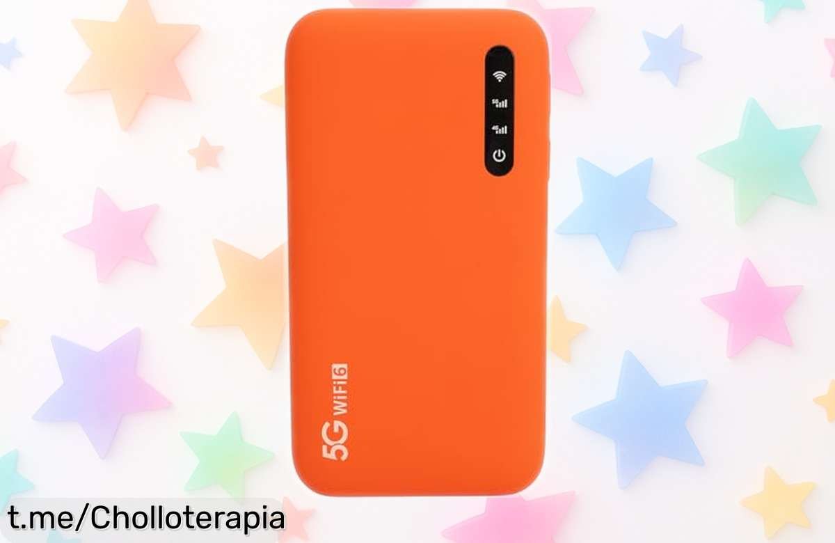 Hotspot móvil 5G portátil que conecta hasta 16 dispositivos, resistente al agua y a un precio loco para navegar con velocidad y libertad donde quieras. ¡No te lo pierdas!