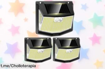 Ilumina tu jardín con la espectacular luz solar TECKNET de 248 LEDs, una oferta brutal que hará brillar tus noches por un precio inesperado y lleno de sorpresas.