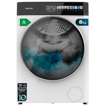 Impactante lavadora secadora Cecotec Bolero Wash&Dry 8.5kg con motor inverter y vapor; ¡rebajado a un precio loco! Ahorra tiempo y despreocúpate de manchas, adquiere ya tu chollazo antes que vuelen.