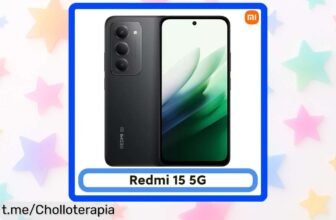 Impactante móvil Redmi 15 5G con pantalla gigante a 144Hz, batería duradera y cámara de 50MP ahora a un precio increíble que no podrás dejar pasar. ¡Despierta tu creatividad ya!
