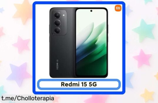 Impactante móvil Redmi 15 5G con pantalla gigante a 144Hz, batería duradera y cámara de 50MP ahora a un precio increíble que no podrás dejar pasar. ¡Despierta tu creatividad ya!