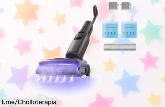 Impecable aspiradora y fregadora a vapor Roborock F25 Steam Set con succión brutal y vapor hirviendo, ¡una oferta única que hará brillar tu hogar sin esfuerzo!