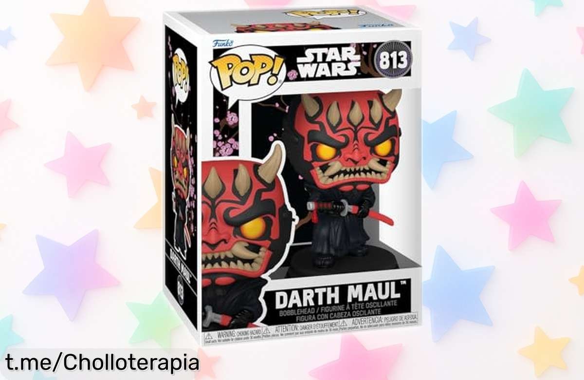 Imperdible figura Funko Pop! Darth Maul de Star Wars: añadirás el toque único a tu colección con este ofertón que no querrás perderte.