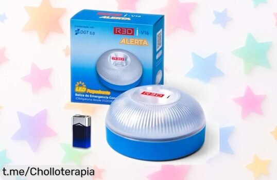 Impresionante baliza V16 R3Di con luz LED y GPS que avisa a la DGT: solo hoy, ¡aprovecha este ofertón único que funciona 12 años sin preocupaciones y dale seguridad a tu viaje!