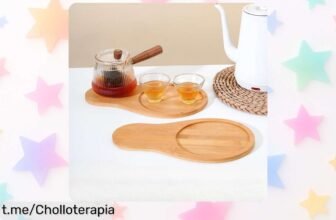 Impresionante bandeja de madera para servir en la cocina, resistente y con diseño súper chulo a un precio increíble que no te esperas: ¡no te quedes sin ella!
