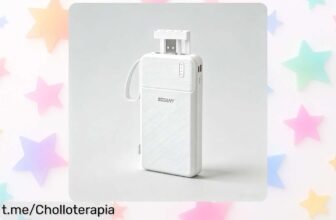 Impresionante batería externa SODANY de 10000mAh con cables integrados, una oportunidad única para estar siempre cargado sin enchufes que se va a volar ¡Consíguela YA!