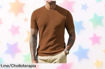 Impresionante camiseta básica COOFANDY, perfecta para cualquier ocasión y a un precio rebajado que no puedes dejar escapar; ¡tu estilo merece este chollo ahora mismo!