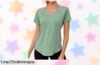 Impresionante camiseta deportiva de mujer Gyabnw que seca rápido y te mantiene fresca. ¡Aprovecha este ofertón porque entrenar segura nunca fue tan fácil!