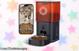 Impresionante comedero automático con cámara para gatos y perros pequeños, ¡rebajado y listo para cuidar a tu mascota mientras tú no estás! ¡No pierdas esta oportunidad única de verlo en acción!