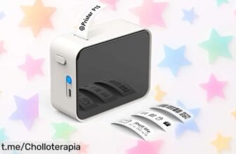 Impresionante etiquetadora portátil Pristar P15 que imprime fácilmente sin tinta y se conecta por Bluetooth; oferta increíble a precio de escándalo, ¡no te quedes sin la tuya!