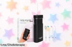 Impresionante irrigador dental portátil Aquapik Mini: limpieza profunda, batería duradera y 3 modos de presión. ¡Aprovecha este ofertón que no se repetirá!