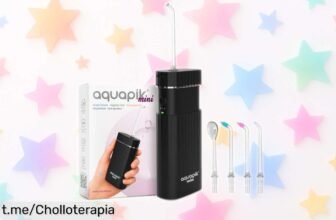 Impresionante irrigador dental portátil Aquapik Mini: limpieza profunda, batería duradera y 3 modos de presión. ¡Aprovecha este ofertón que no se repetirá!