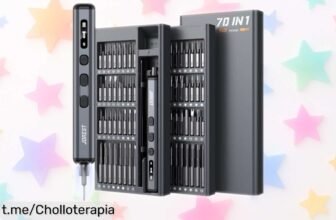Impresionante juego de destornillador eléctrico de precisión 70 en 1 JOREST, ¡solo por tiempo limitado a un precio increíble que no te puedes perder!