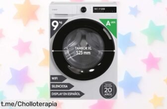 Impresionante lavadora Candy ProWash 500 BR con wifi y motor inverter a precio loco: ¡lava rápido, silenciosa y controla desde tu móvil! No dejes escapar esta oferta única que te hará el día.