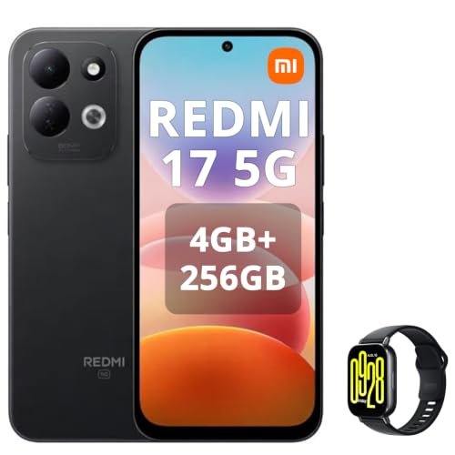 Impresionante móvil Xiaomi Redmi 17 5G con pantalla de 120Hz y pulsera inteligente en un chollo irrepetible que hará feliz tu día a día. ¡No te quedes sin el tuyo!