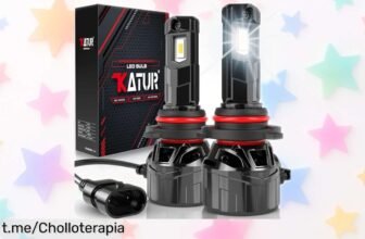 Impresionante pack de 2 bombillas LED KATUR que iluminan como xenón y tienen ventilador silencioso, ¡ofertón irresistible para darle brillo a tu vida ahora!