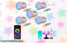 Impresionante pack de 5 lámparas LED para Bambu Lab que brillan al ritmo de la música, ¡no te lo pierdas por este precio rebajado y dale un toque mágico a tus impresiones 3D!