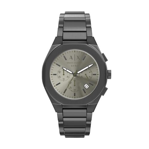Impresionante reloj Armani Exchange para hombre con cronógrafo y acero inoxidable a un precio increíble ¡No dejes pasar la oportunidad de lucirlo y destacar ya mismo!