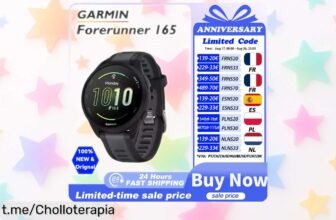 Impresionante reloj Garmin Forerunner 165 para corredores, ¡rebajado a precio de ganga! Corre, controla tu ritmo y relájate mientras aprovechas esta oferta antes que se acabe.