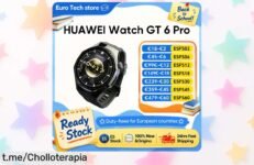 Impresionante reloj Huawei Watch GT 6 Pro con GPS y pantalla AMOLED a precio de risa, ¡no te lo pierdas, tu aventura te está esperando!