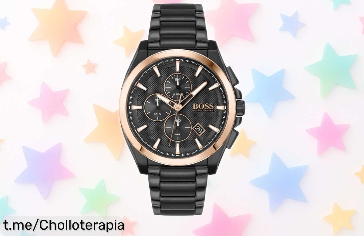 Impresionante reloj Hugo Boss para hombre con elegante caja de regalo: ¡rebajado a un precio loco y listo para resaltar tu estilo único!