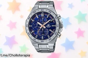 Impresionante reloj analógico Edifice EFR-564D-2AV: diseño resistente y estilo único a un precio de escándalo que alegrará tus días ¡Aprovecha esta oferta antes de que se acabe!