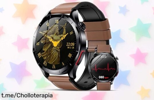 Impresionante reloj inteligente 2026 para hombre con ECG y 120 modos deportivos a un precio loco que no puedes dejar escapar, ¡tú mereces tenerlo ya!